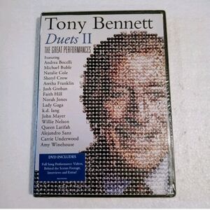 Tony Bennett Duets II DVD New Wrapped 89 Minutes "The Great Performances" 2012